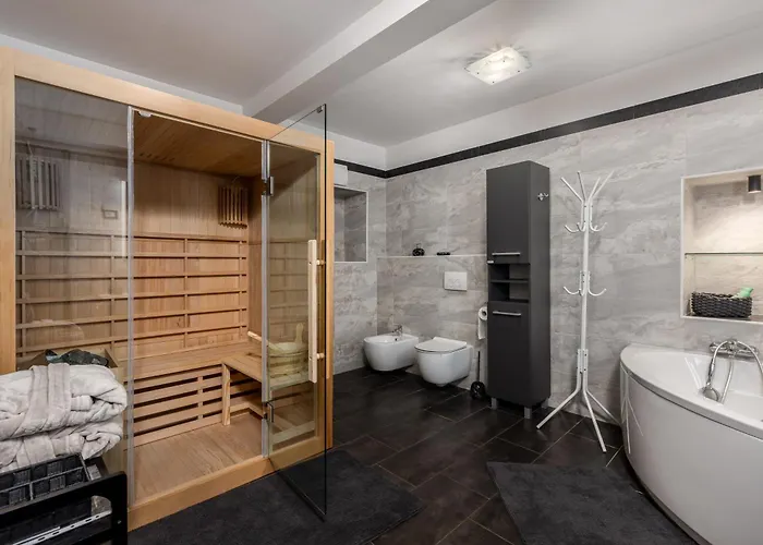 Apartment In With Private Sauna And Whirlpool Bathtube Matulji
